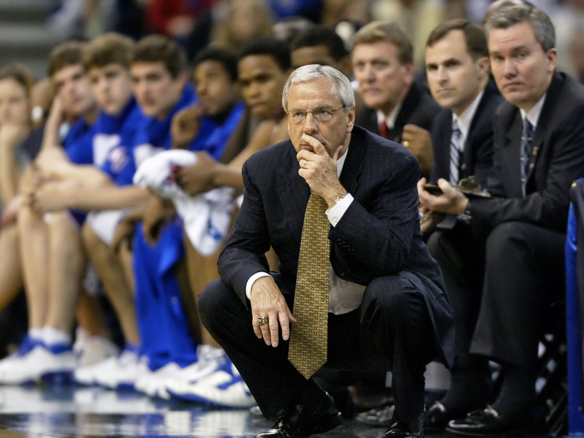 Kansas basketball coach Roy Williams