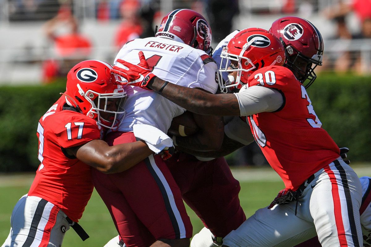 ILBs Nakobe Dean and Tae Crowder