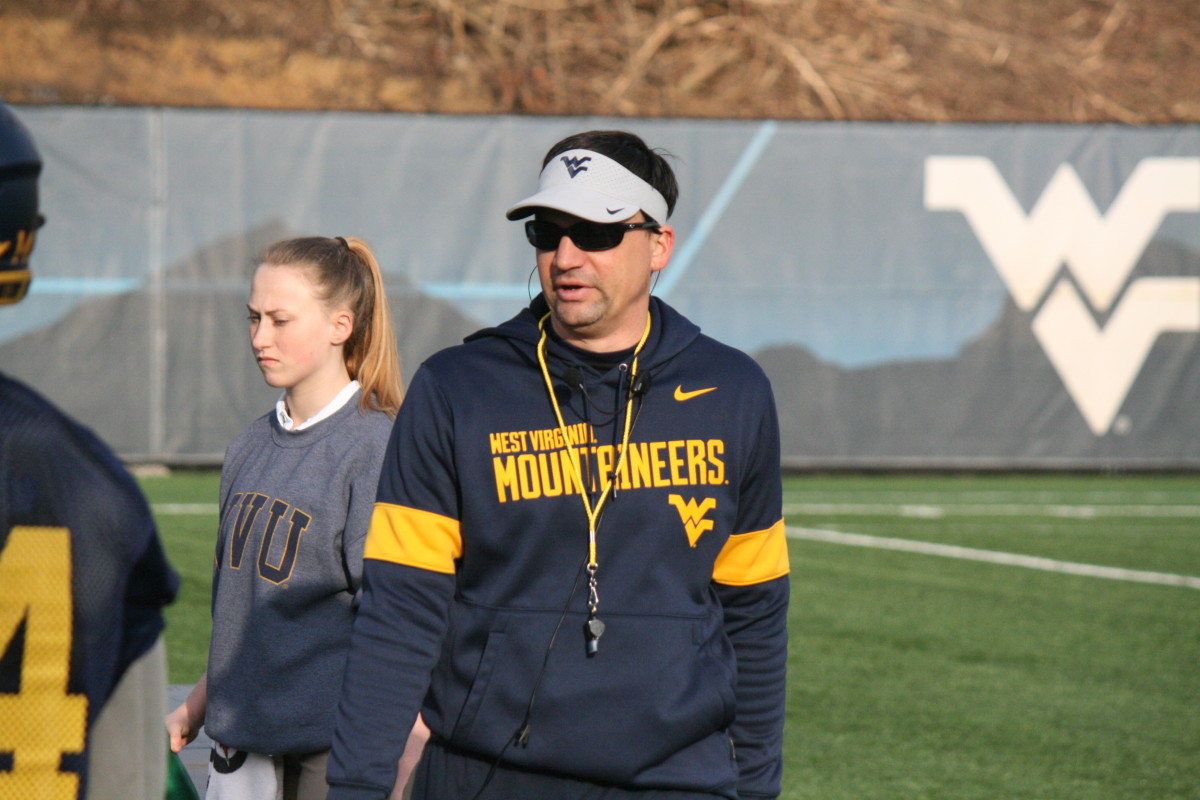 WVU HC Neal Brown Day 2 Spring practice 2020