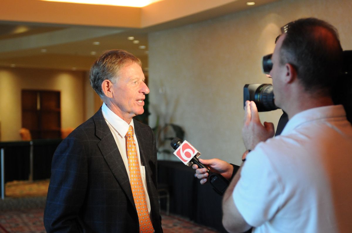 Oklahoma State athletic director Mike Holder was on record for preparing to play on time with the Cowboys opener on Thursday, Sept. 3.