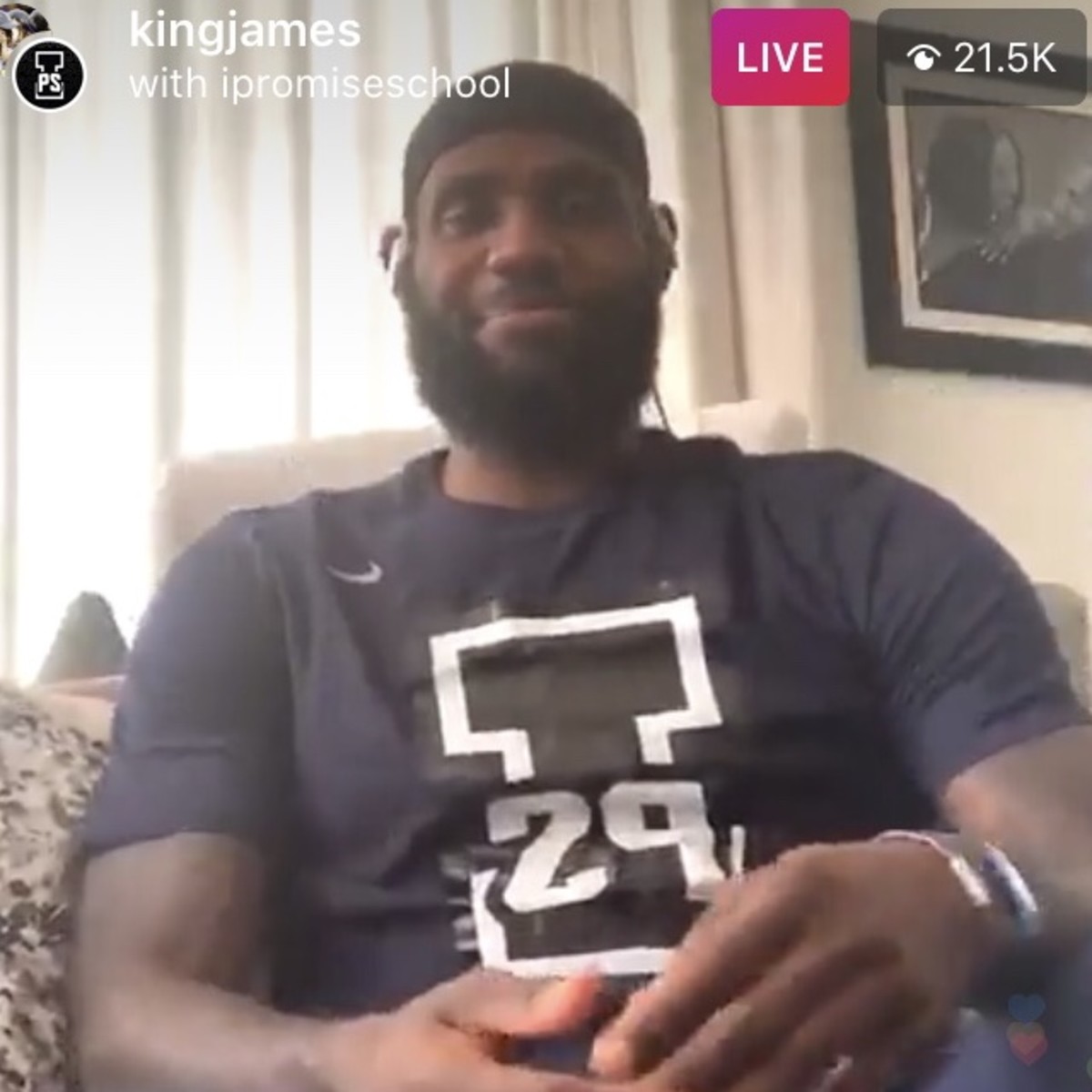 LeBron James Moved To Tears Watching Debut Of His 'I Promise