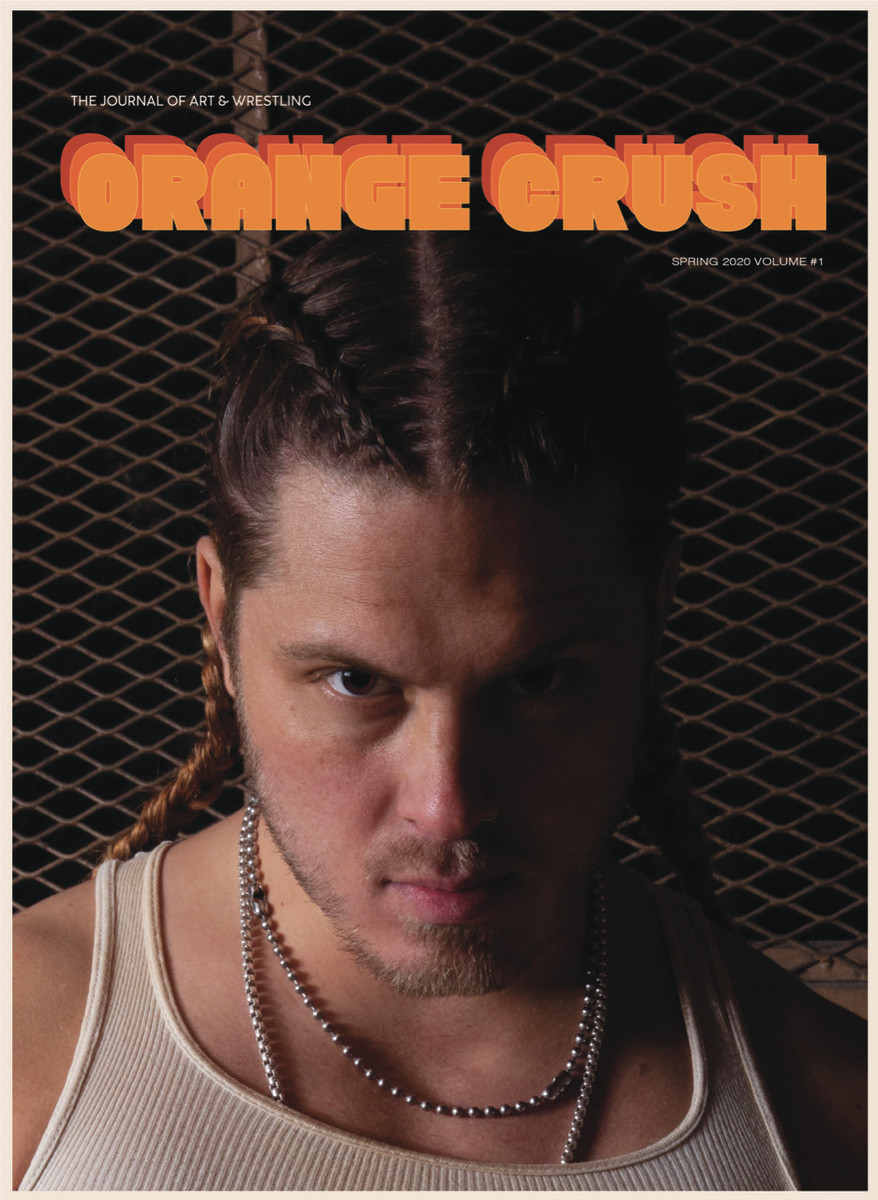 Cover of wrestling magazine 'Orange Crush'