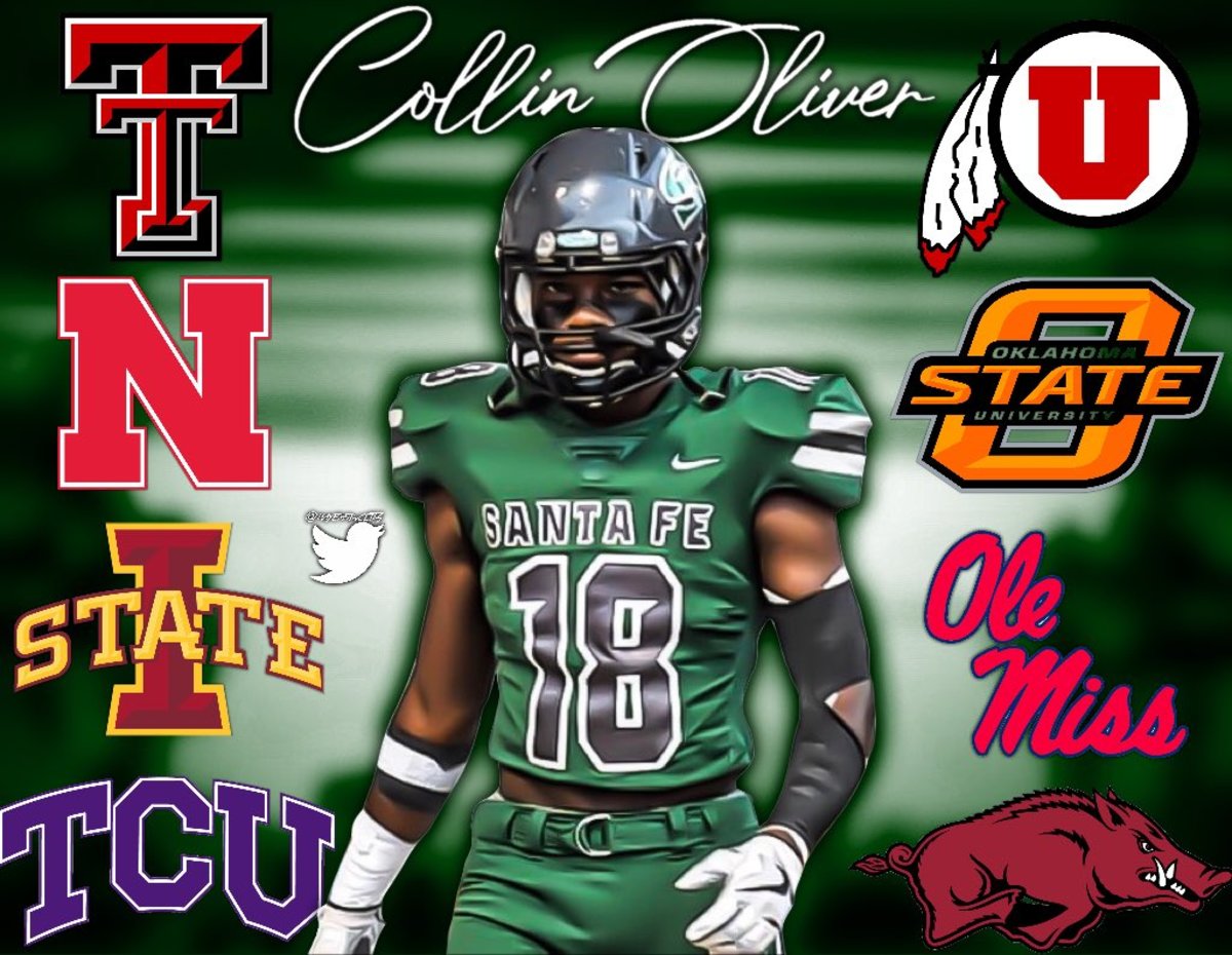 Collin Oliver and is top school as he posted on Twitter.