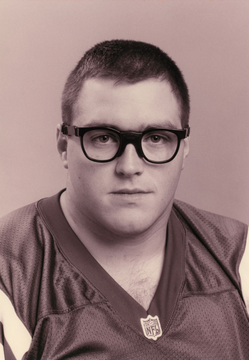 Indianapolis Colts mug shot of Arkansas right guard Brandon Burlsworth, who died less than two weeks after being drafted in third round in 1999.