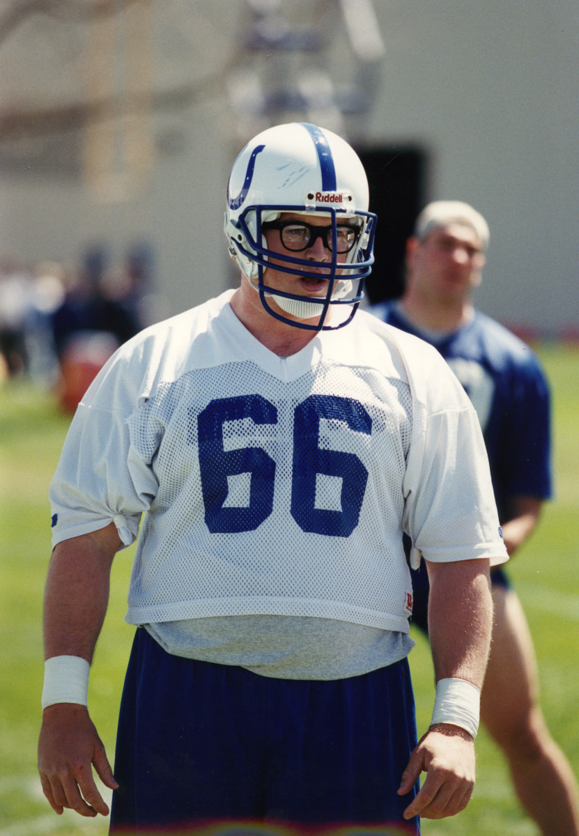 Indianapolis Colts offensive right guard Brandon Burlsworth, shown during 1999 mini-camp, died 11 days after being selected in the third round of the NFL draft.