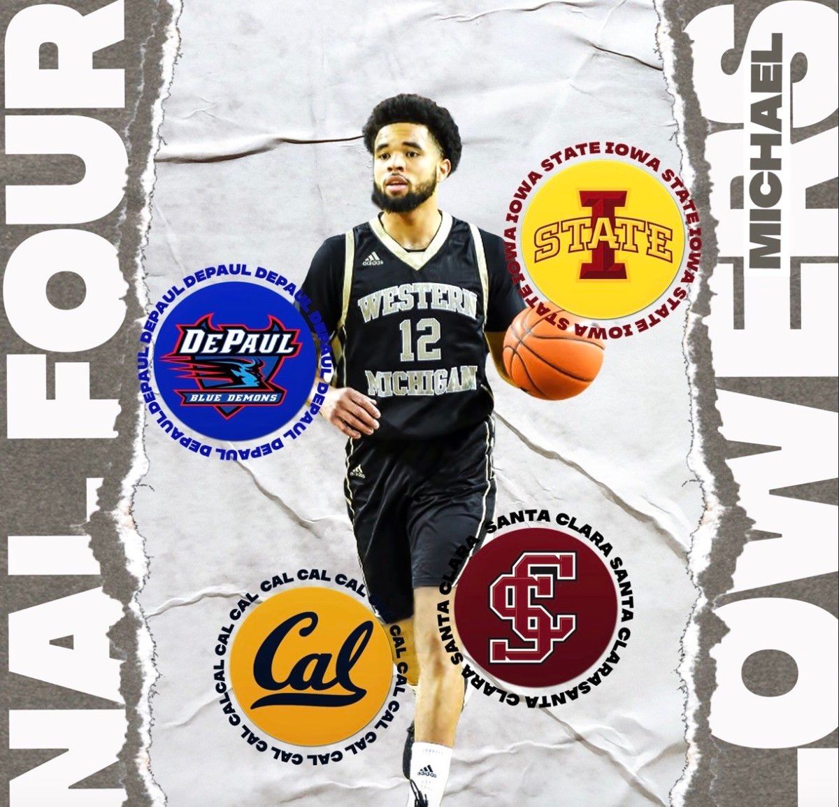 Grad transfer Michael Flowers has Cal among his four college finalists