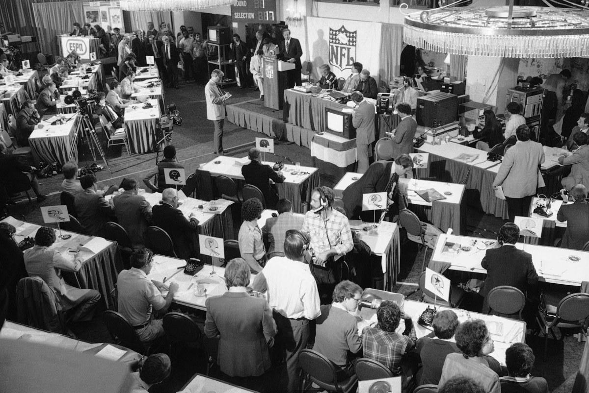 First televised NFL draft, 1980