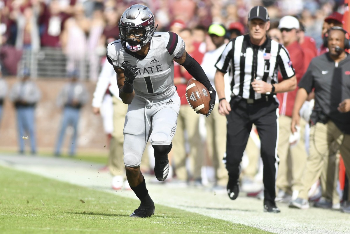 Mississippi State wide receiver Stephen Guidry is projected as a late-round selection in the NFL draft.