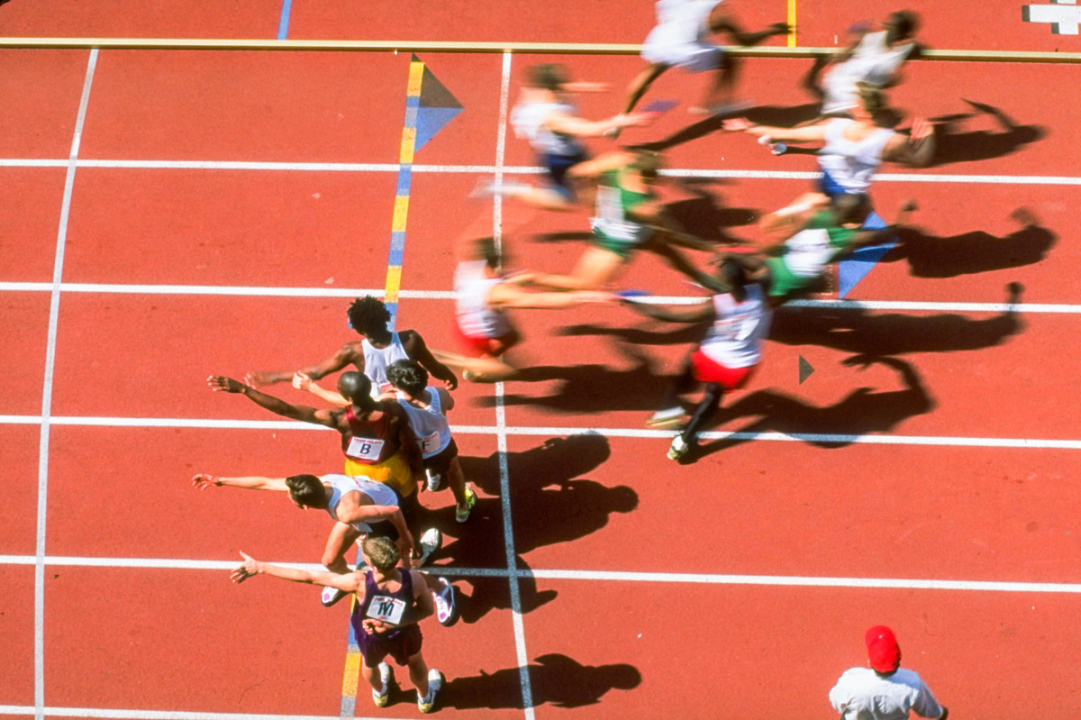 The 4x400, in 1993.