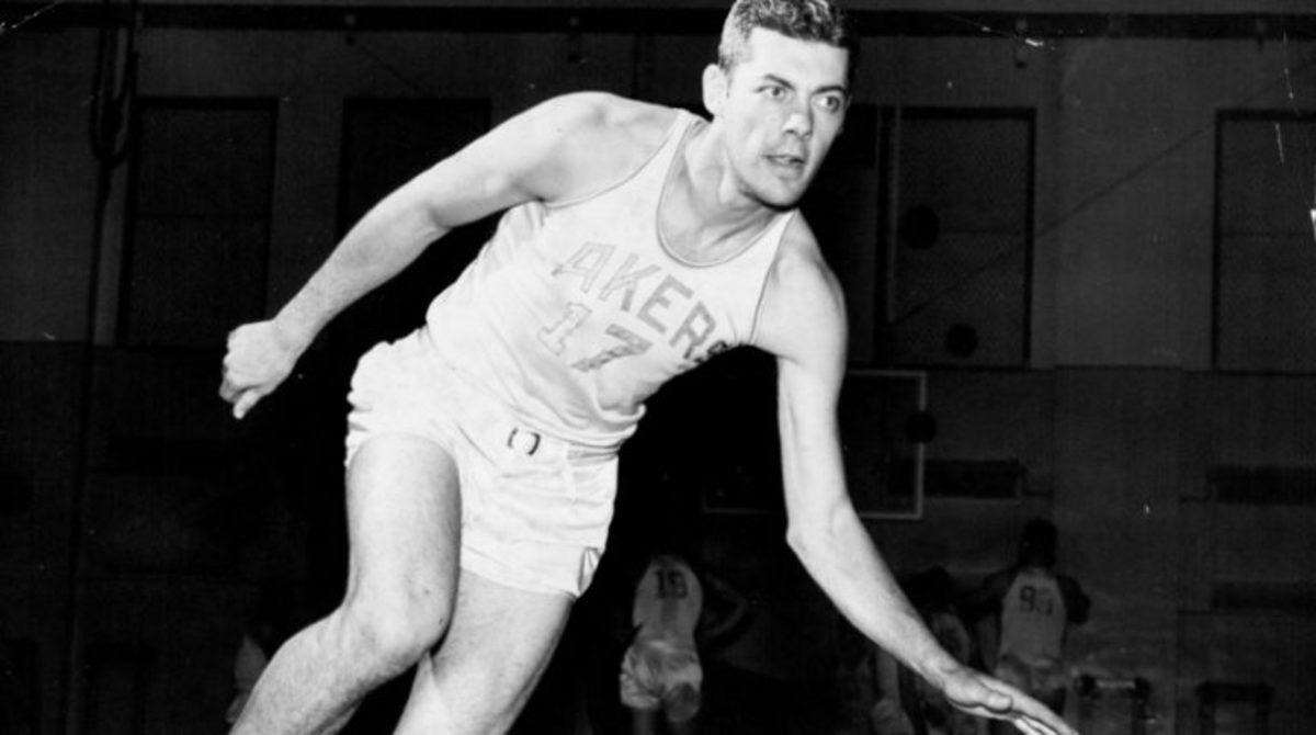 Before kicking off his Pro Football HOF career, Bud Grant played for the Minneapolis Lakers.