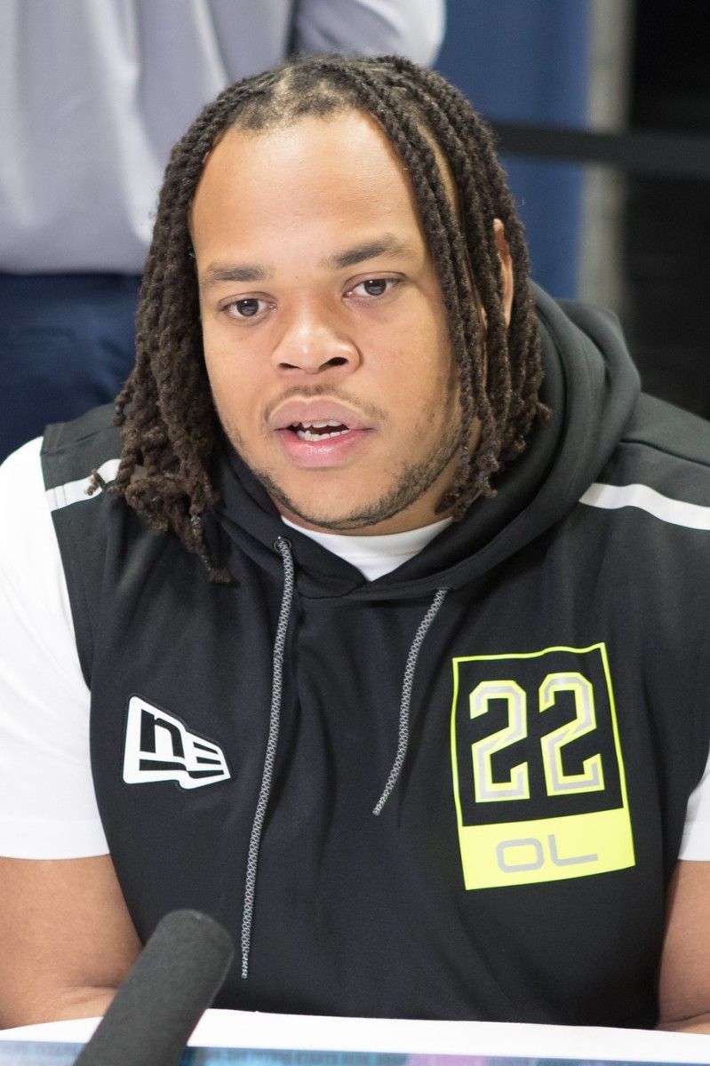 Louisiana offensive lineman Robert Hunt