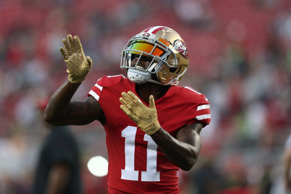 Marquise Goodwin Low © Cary Edmondson-USA TODAY Sports