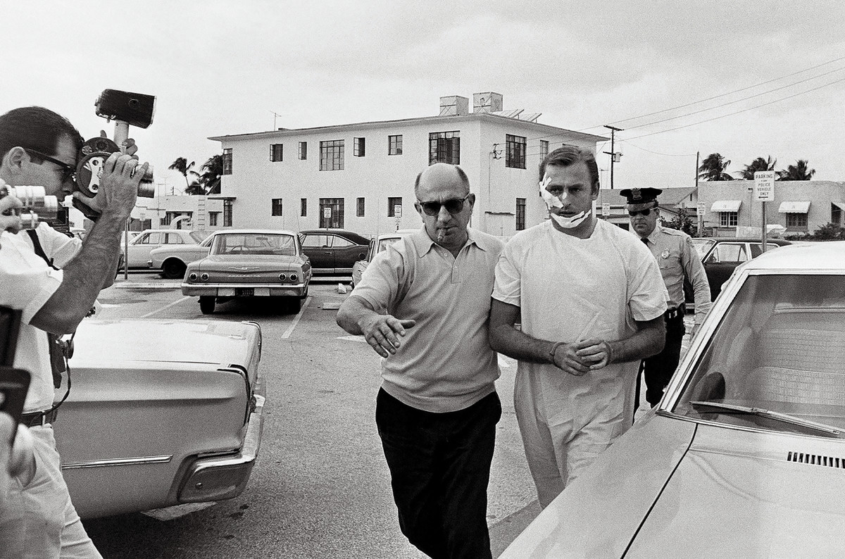 Murphy, apprehended (and injured) trying to rob a Miami Beach socialite in 1968.