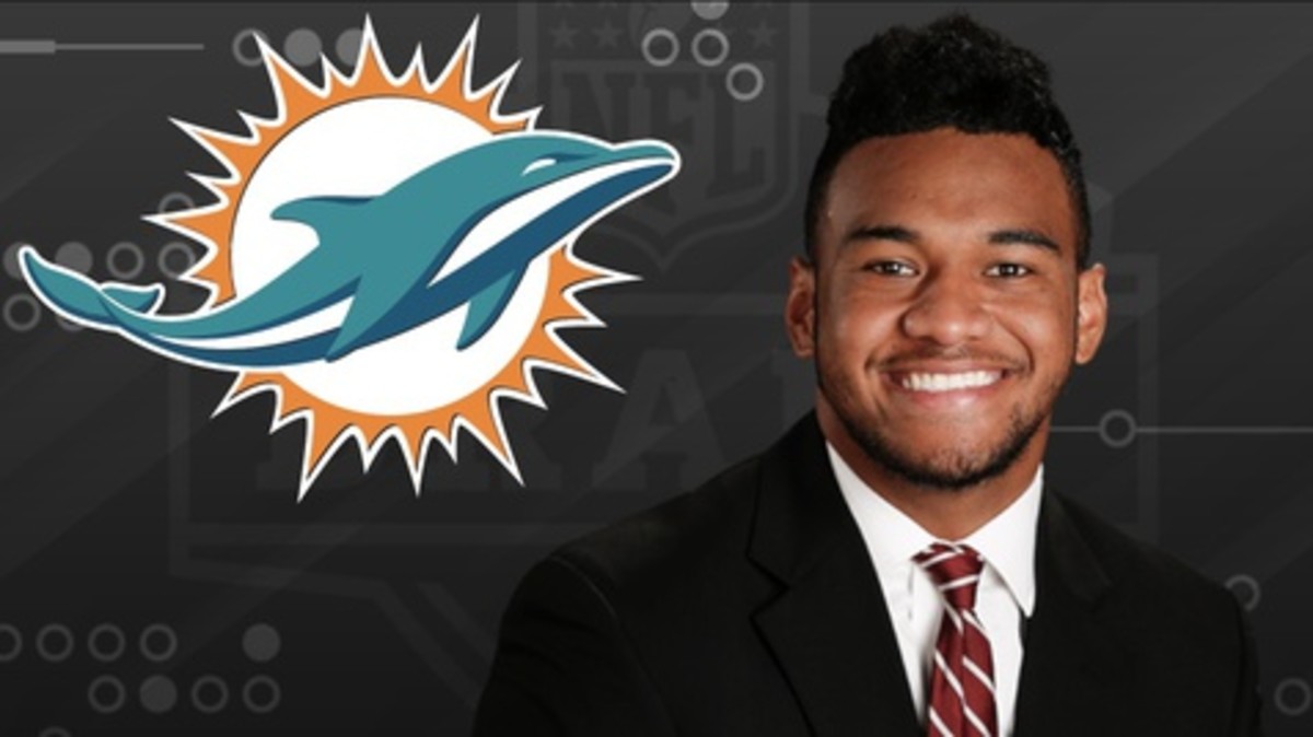 Tua Tagovailoa became the fourth quarterback taken by the Miami Dolphins in the first round in the common-draft era