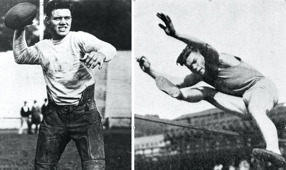 Brick Muller was a football and track star for Cal