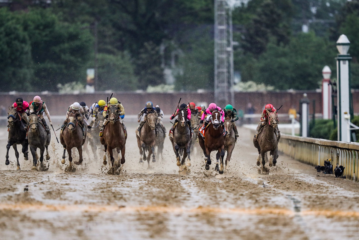 Country House, down the stretch, fourth from the left up front.