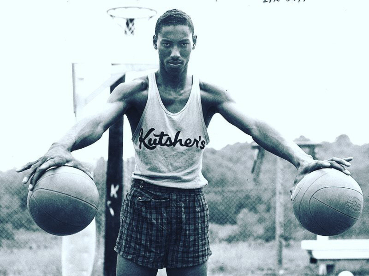 The late Wilt Chamberlain could palm a basketball in each hand -- using only his thumbs and middle fingers.