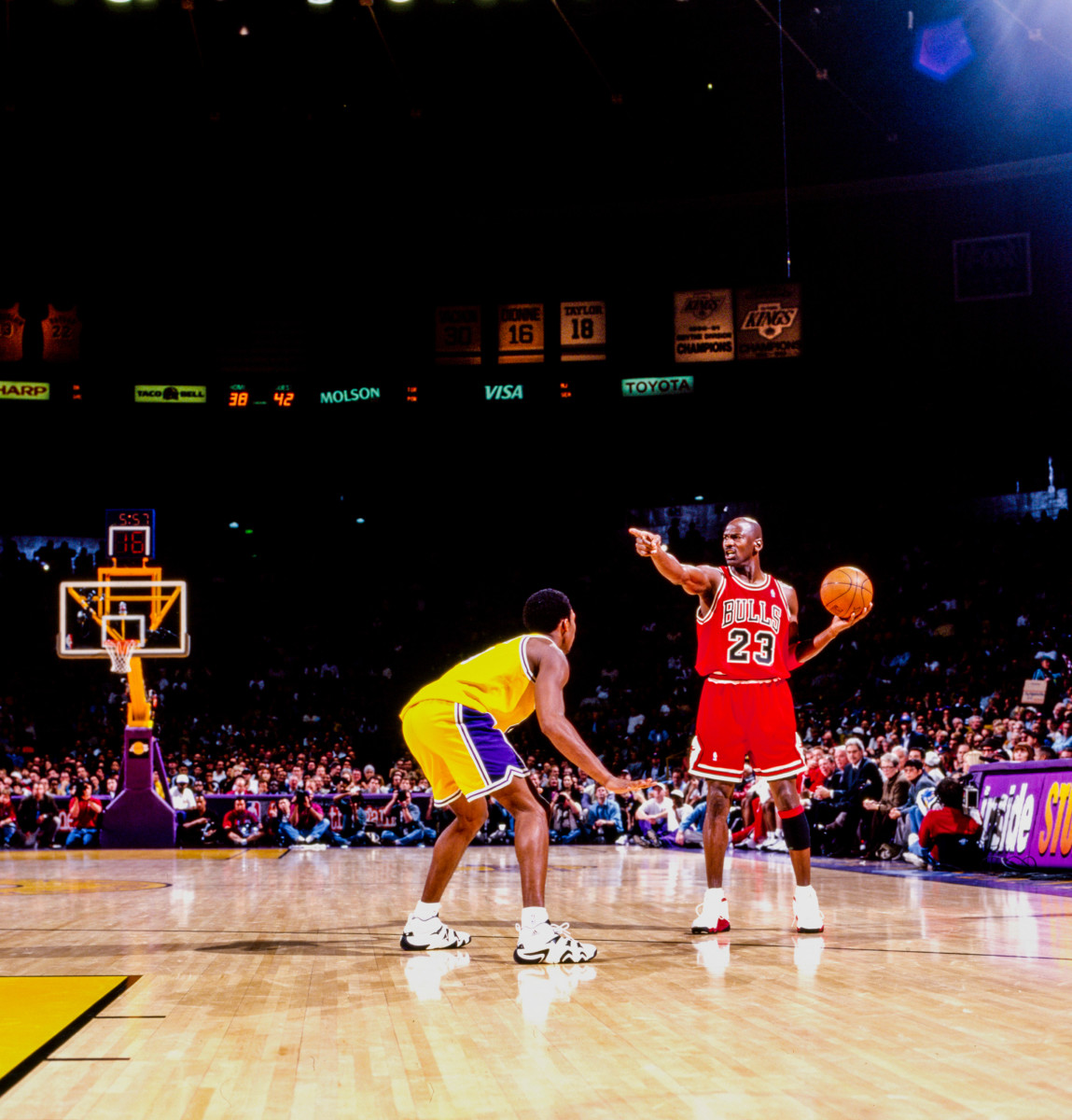 Kobe, on Jordan's influence: “I don’t get five championships without him.”