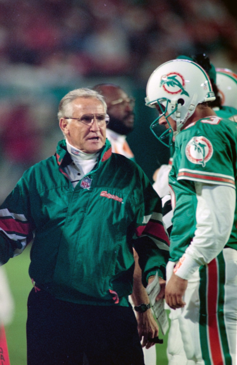 Don Shula with Dan Marino