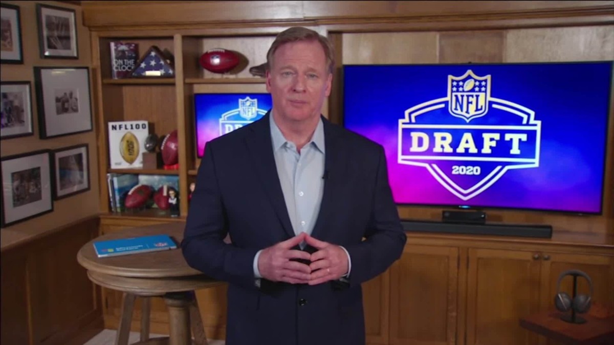 NFL Commissioner Roger Goodell at the NFL 2020 Draft
