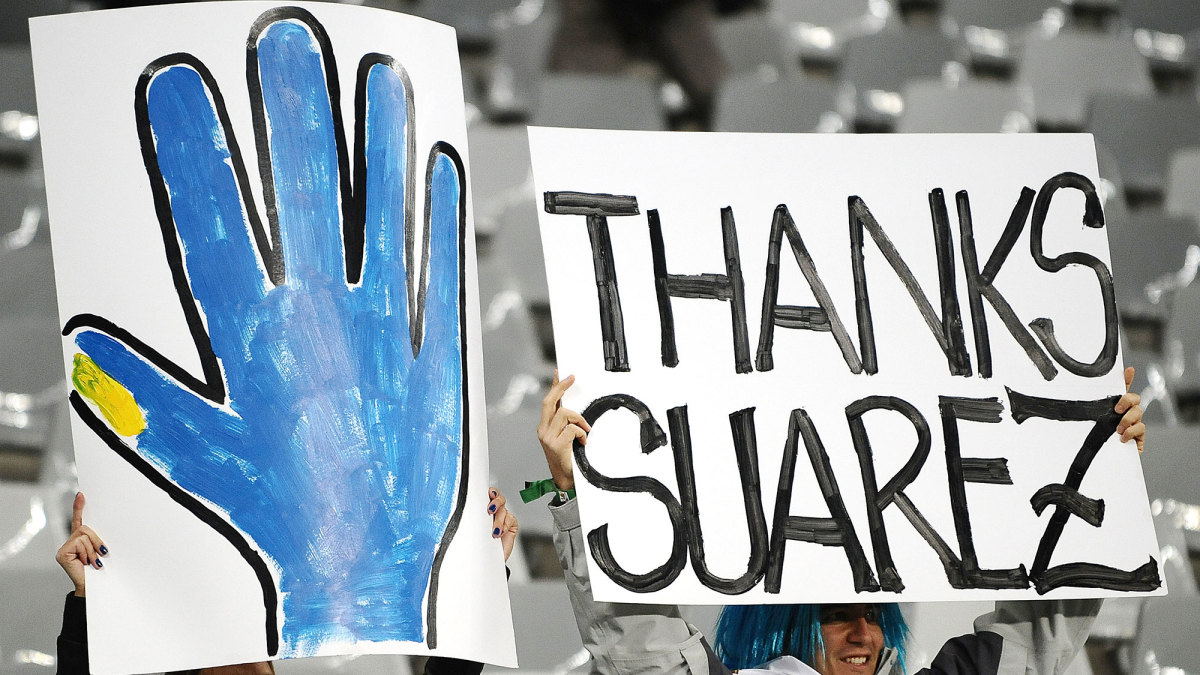 Luis Suarez's handball saved Uruguay in the 2010 World Cup