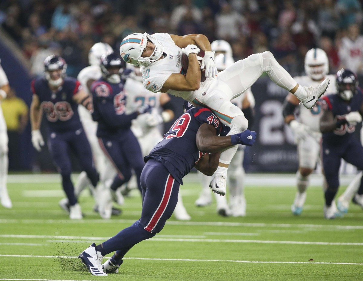 The Dolphins faced the Houston Texans in a Thursday night game in 2018