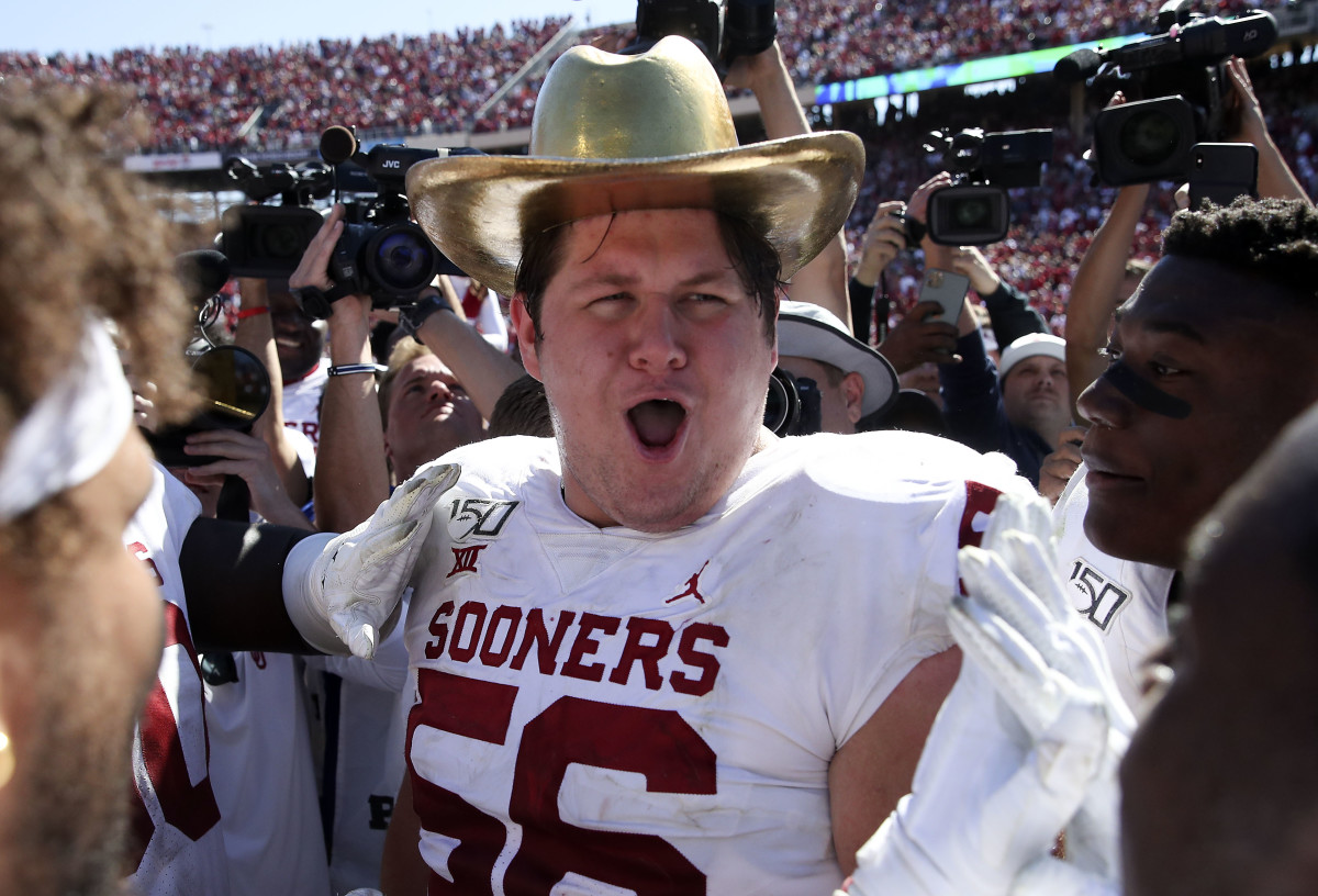 Creed Humphrey after last year's game