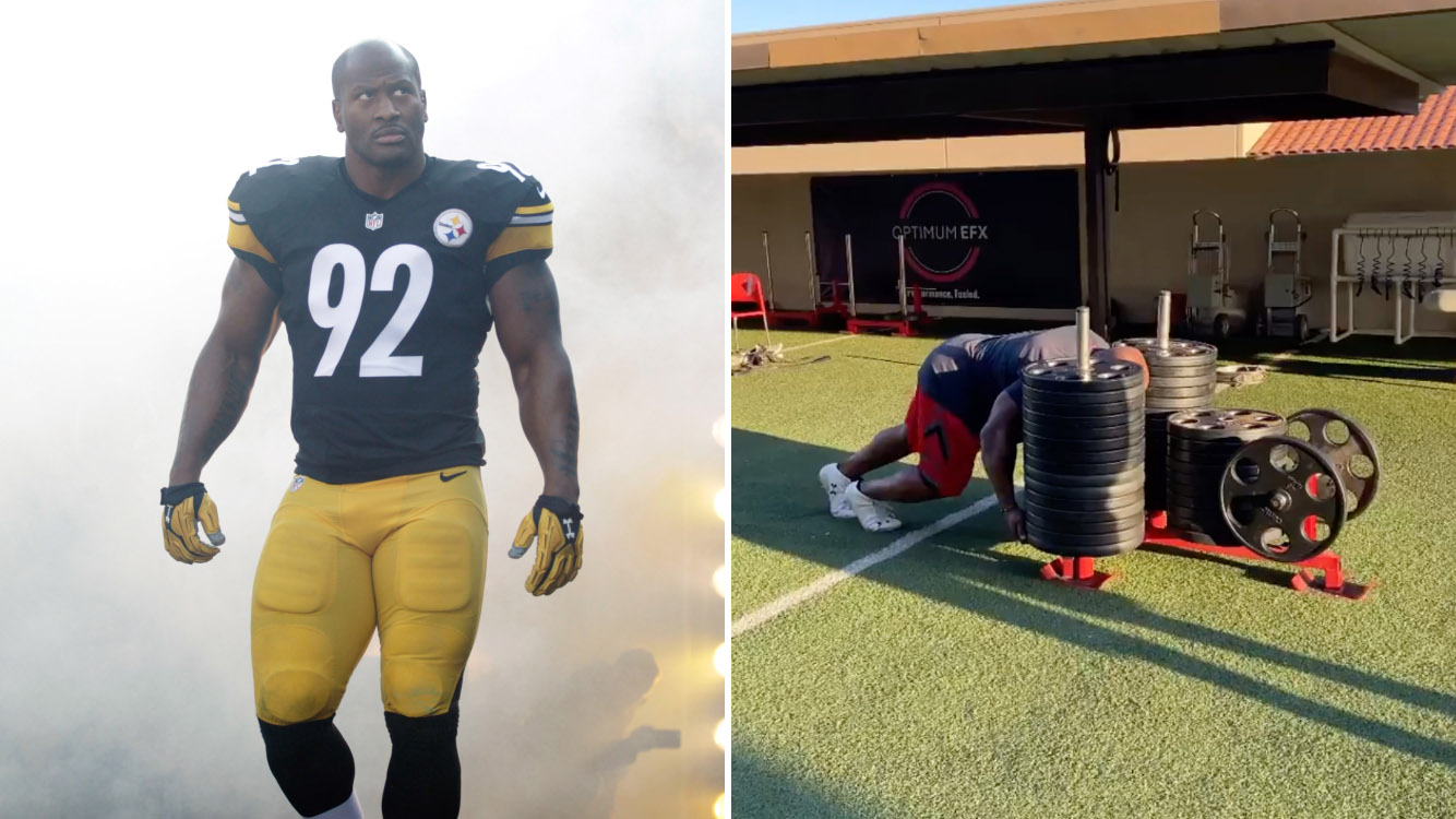 Steelers' James Harrison posts 1,960pound sled workout video on Instagram Sports Illustrated