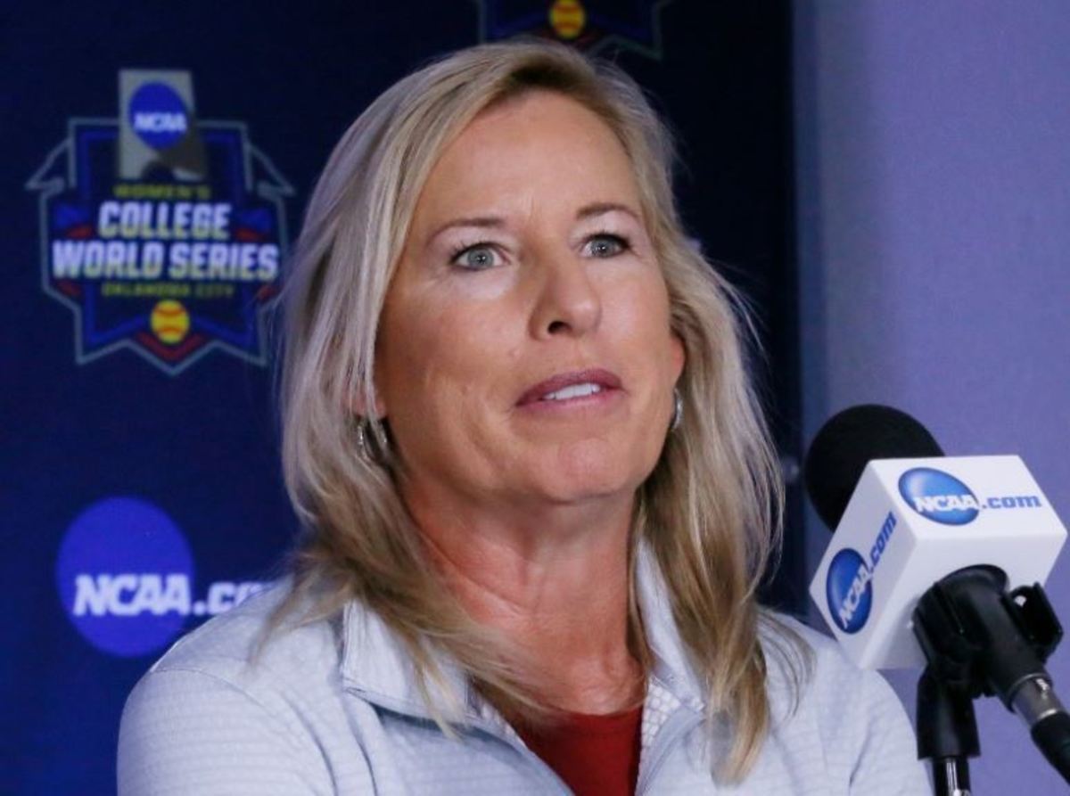 Patty Gasso at the WCWS.