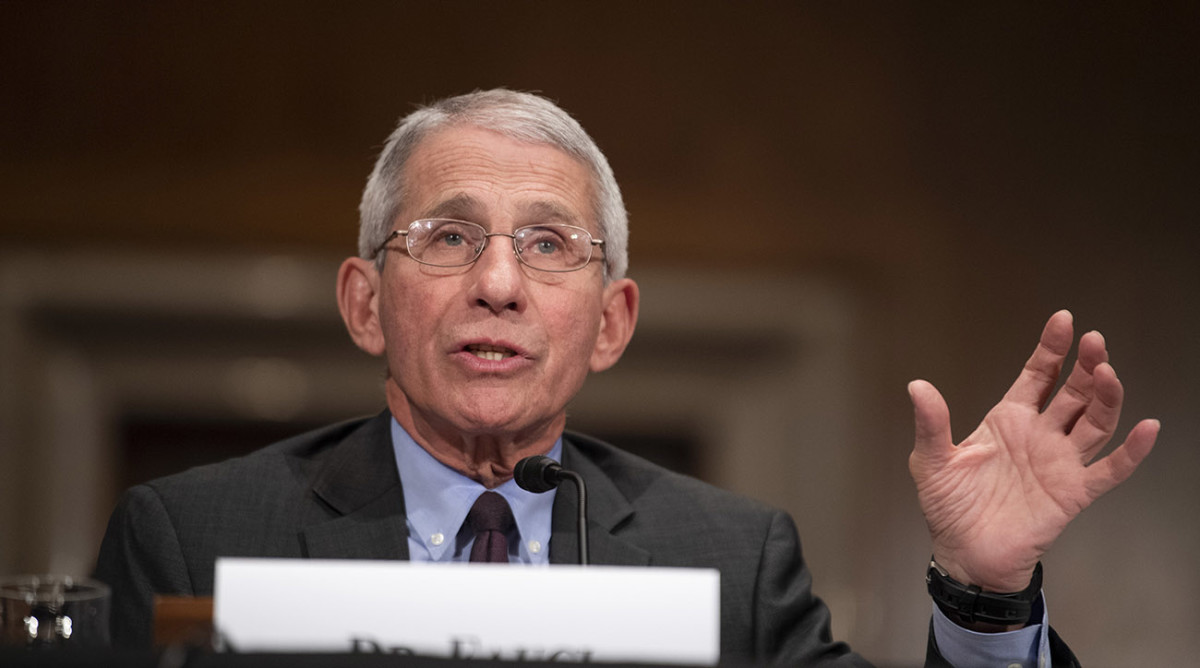 Dr. Anthony Fauci NFL teams could possibly play in empty