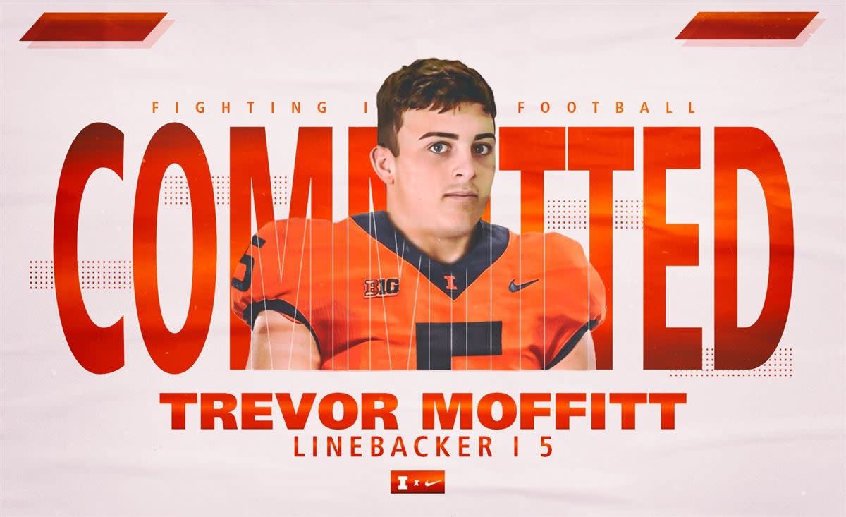 Trevor Moffitt, a three-star linebacker from the Tampa area, became the third verbal commitment of Illinois' 2021 recruiting class earlier this week.