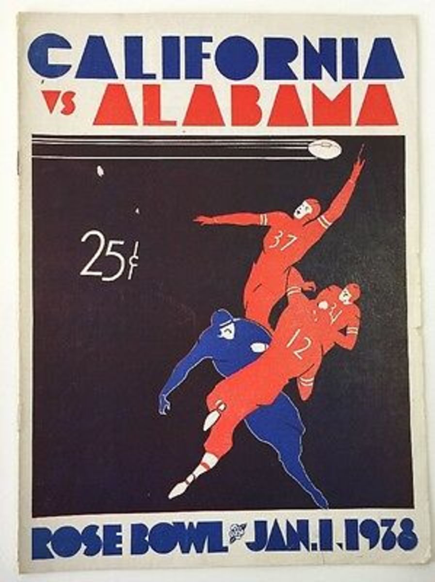 Rose Bowl game program, Alabama vs. California, Jan. 1, 1938