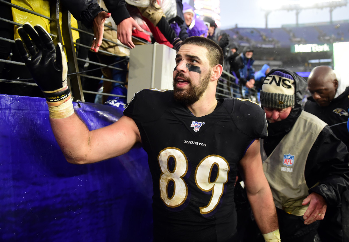 Ravens tight end Mark Andrews