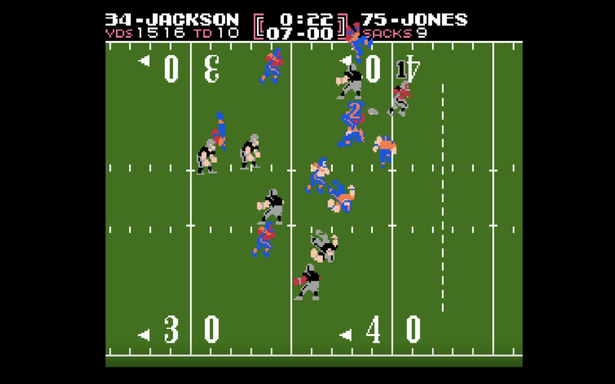 Bo Jackson of Tecmo Bowl, not to be confused with the immortal Bo Jackson of SUPER Tecmo Bowl.