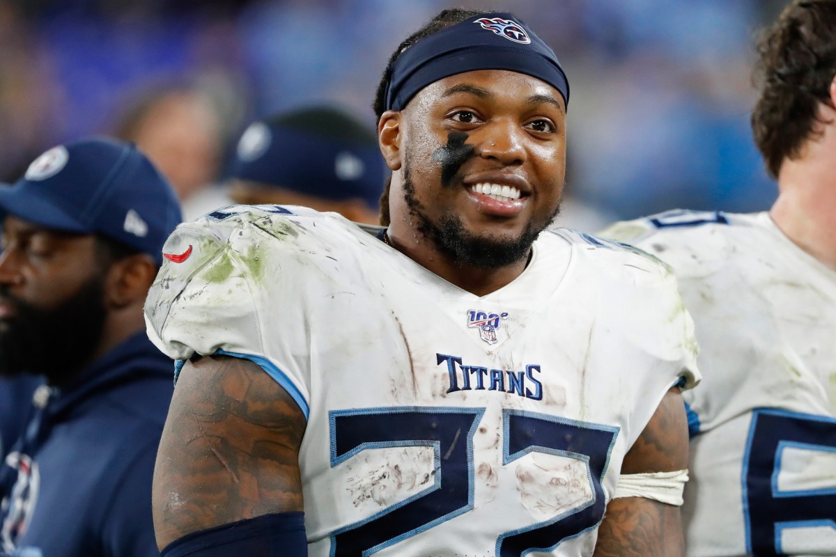 The Tennessee Titans used the franchise tag to lock up running back Derrick Henry after he led the NFL with 303 carries for 1,540 yards rushing and 16 rushing TDs.