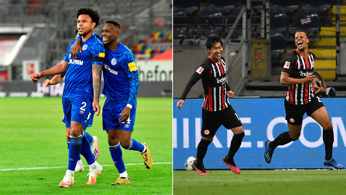 Weston McKennie and Timmy Chandler scored goals for their Bundesliga clubs