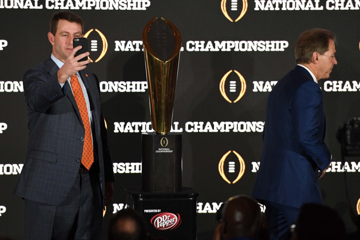 Top 5 College Football Head Coaches Sports Illustrated Clemson Tigers