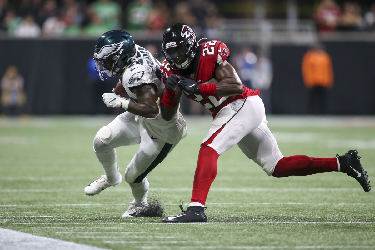 The Atlanta Falcons have multiple intriguing position battles on the