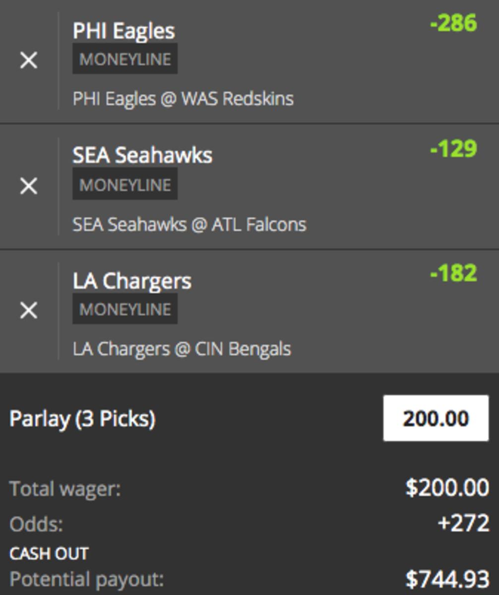 Hedge Bet Parlay Ticket