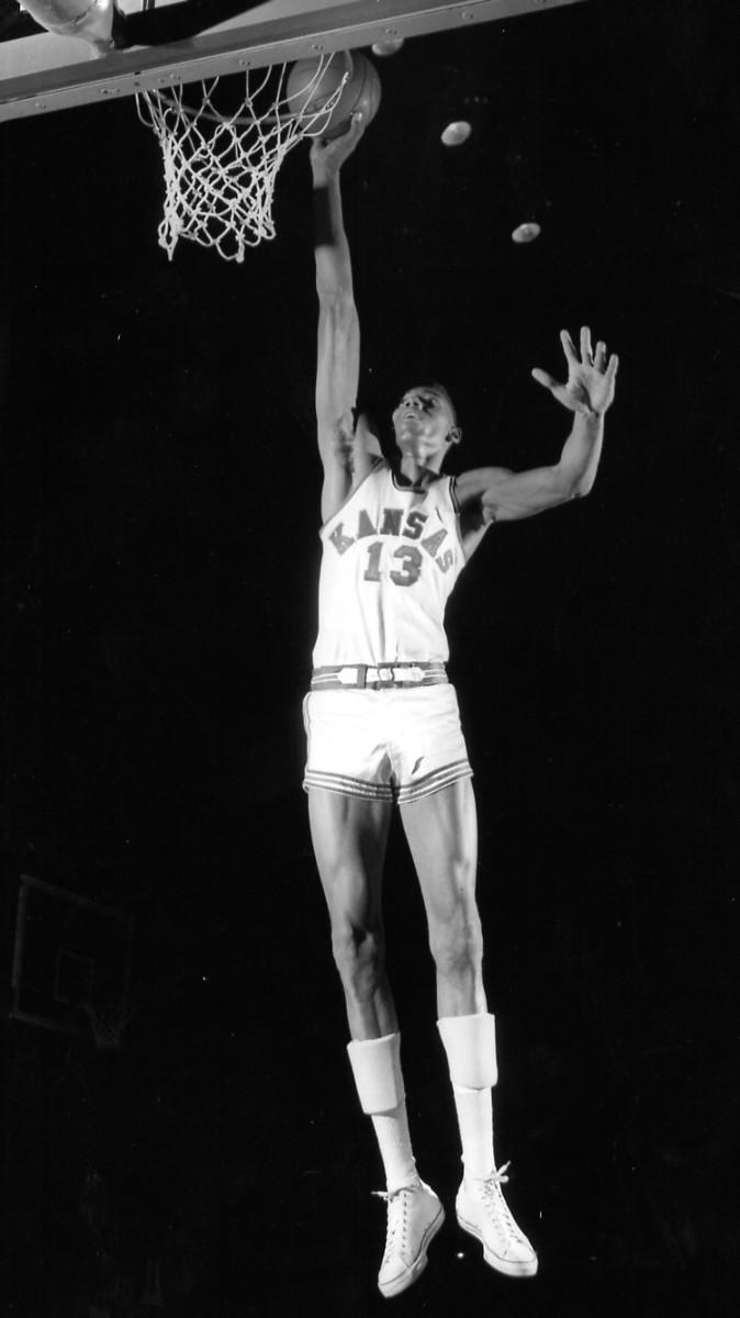 Wilt Chamberlain visited Cal for just his fifth varsity game with Kansas
