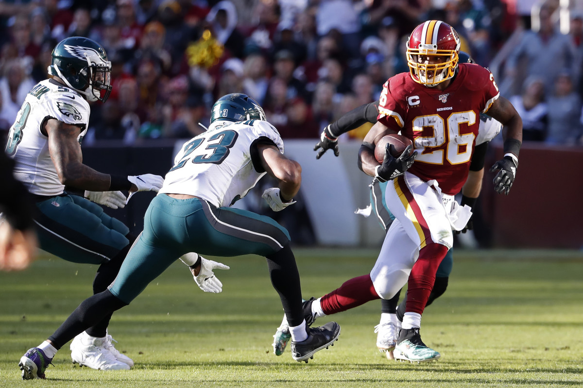 Adrian Peterson is just one example of running backs Jay Gruden has motioned out as a pass catcher. Mandatory Credit: Geoff Burke-USA TODAY Sports
