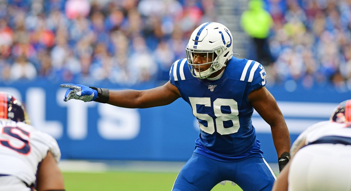 Indianapolis Colts strongside linebacker Bobby Okereke, a 2019 third-round pick out of Stanford, was considered one of the NFL's top rookie linebackers by Pro Football Focus and the Pro Football Writers Association.