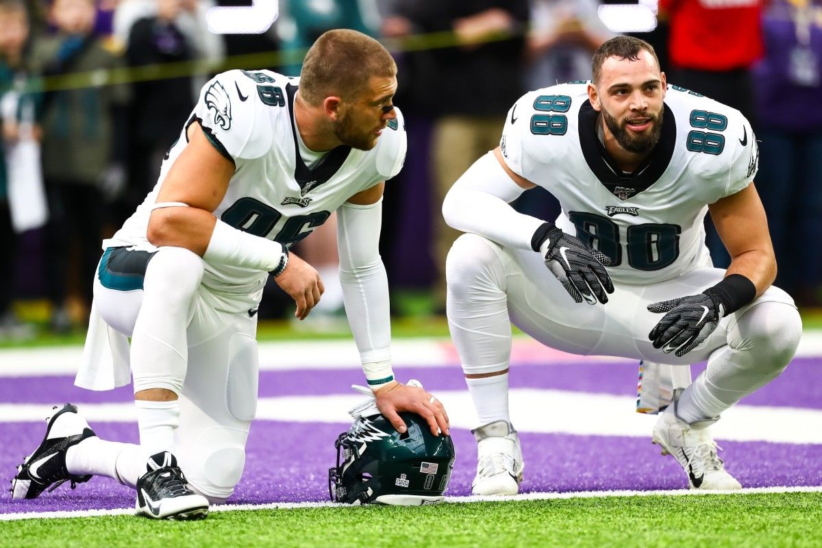 The Eagles may have the best tight group in the NFL and it's led by Zach Ertz and Dallas Goedert