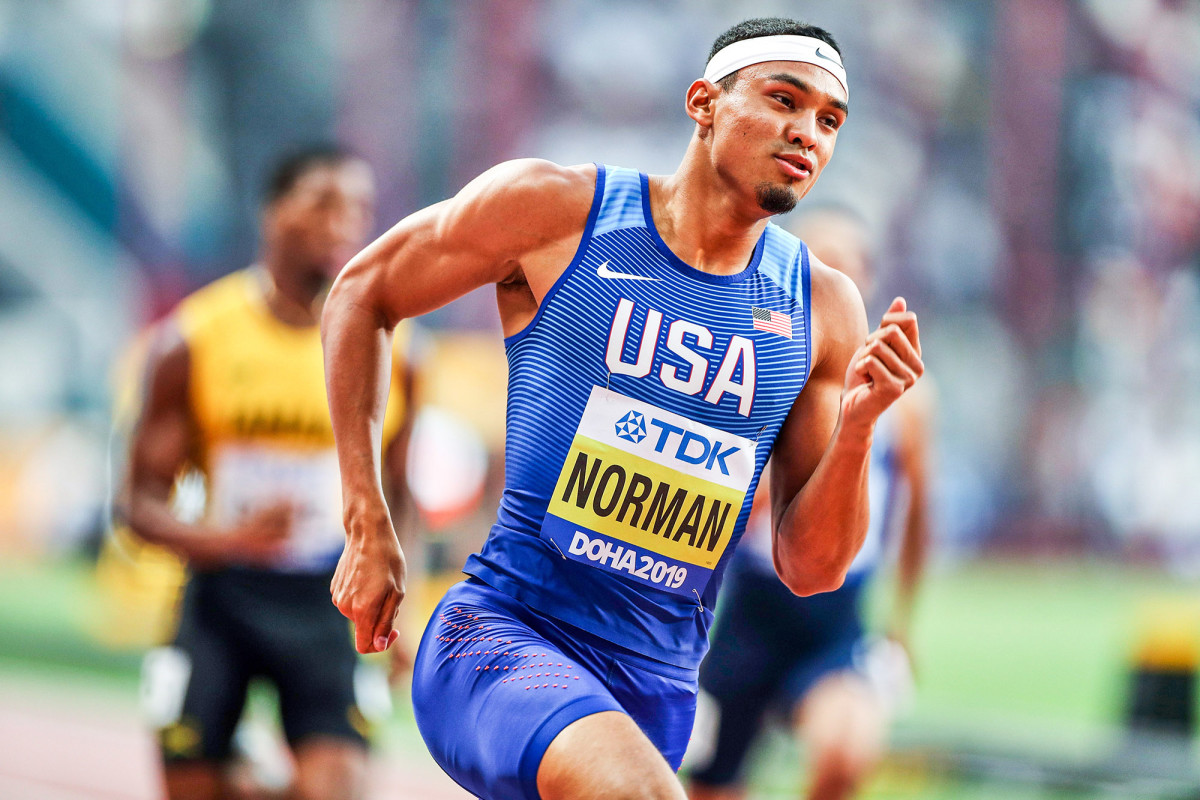 Michael Norman running