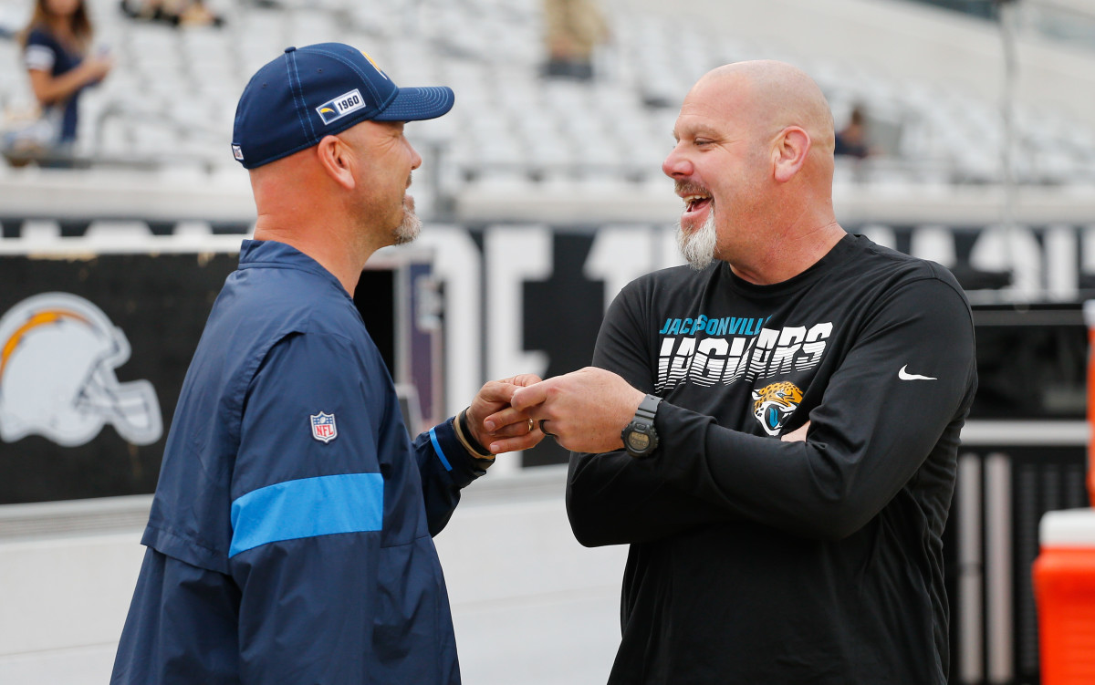 Much of Wash's defense was first implemented by former Jaguars Head Coach and current Los Angeles Chargers defensive coordinator Gus Bradley. Mandatory Credit: Reinhold Matay-USA TODAY Sports
