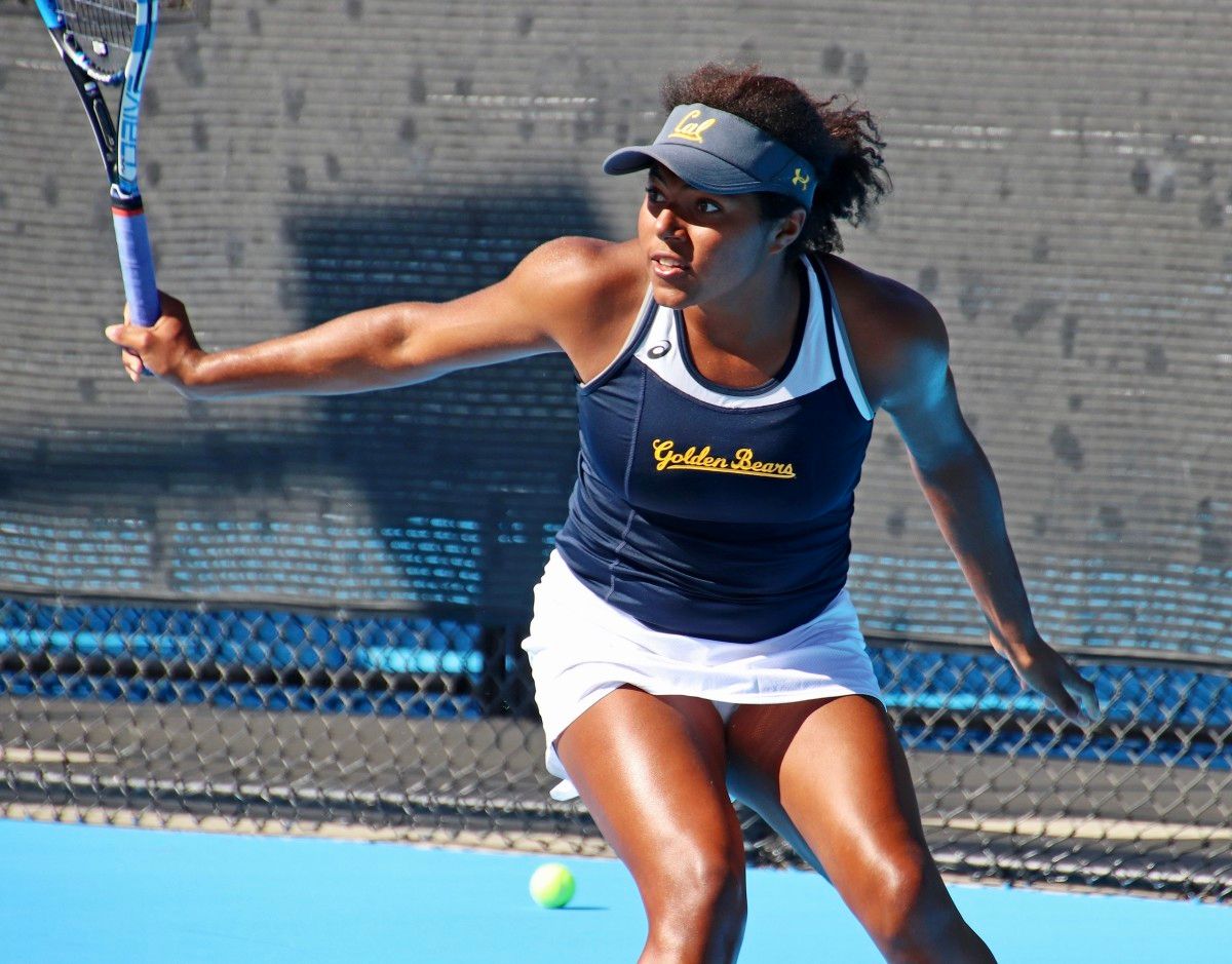 Cal tennis player Haley Giavara