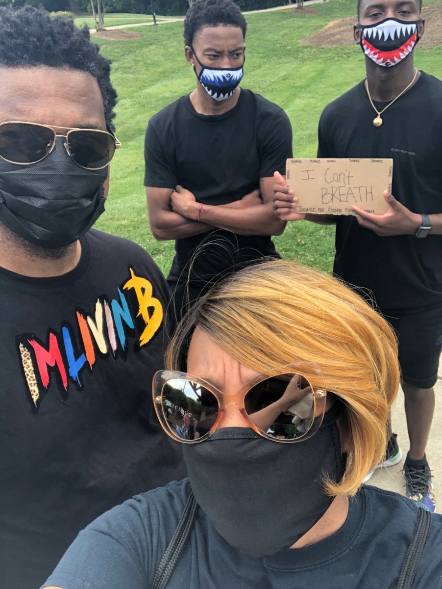 Jaden Bradley and his family.