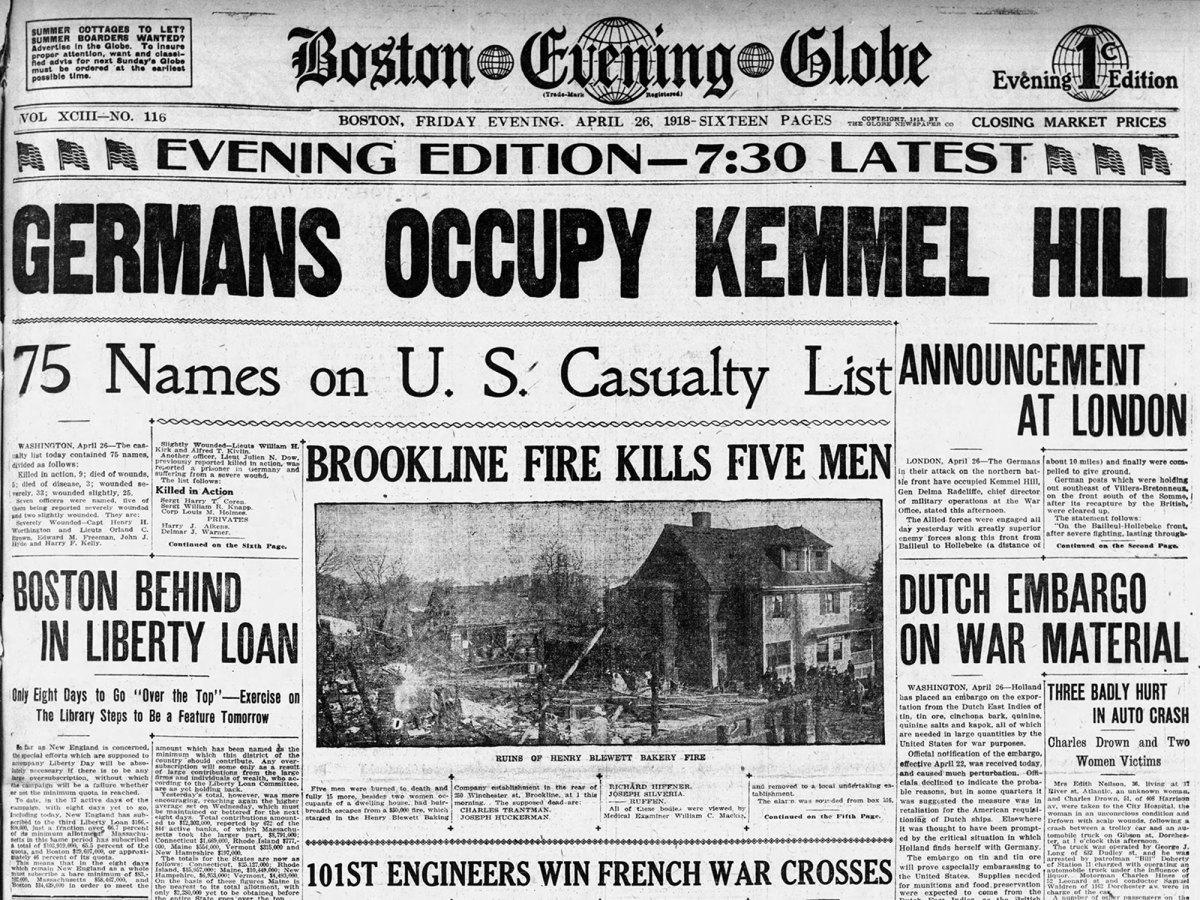 Newspaper clipping from the Boston Globe