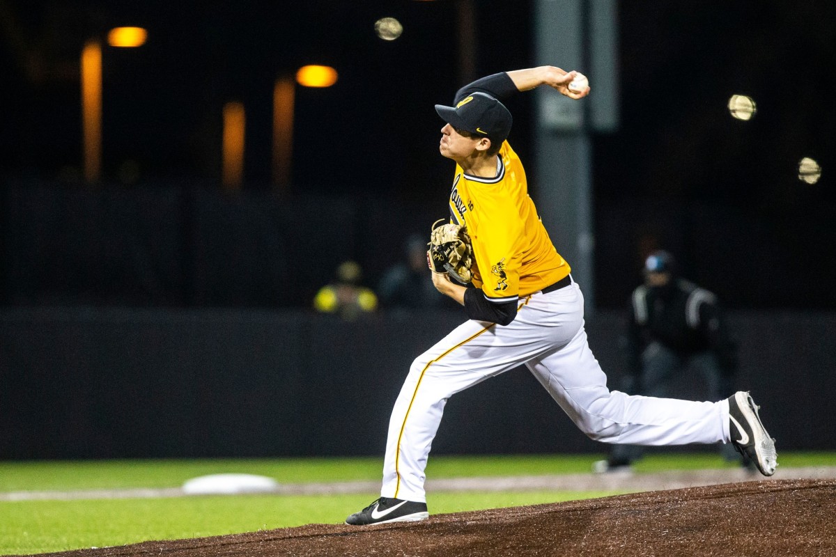 Iowa pitcher Grant Judkins signed a free-agent deal with the Oakland Athletics on Tuesday. (Joseph Cress/Iowa City Press-Citizen for USA Today Sports)