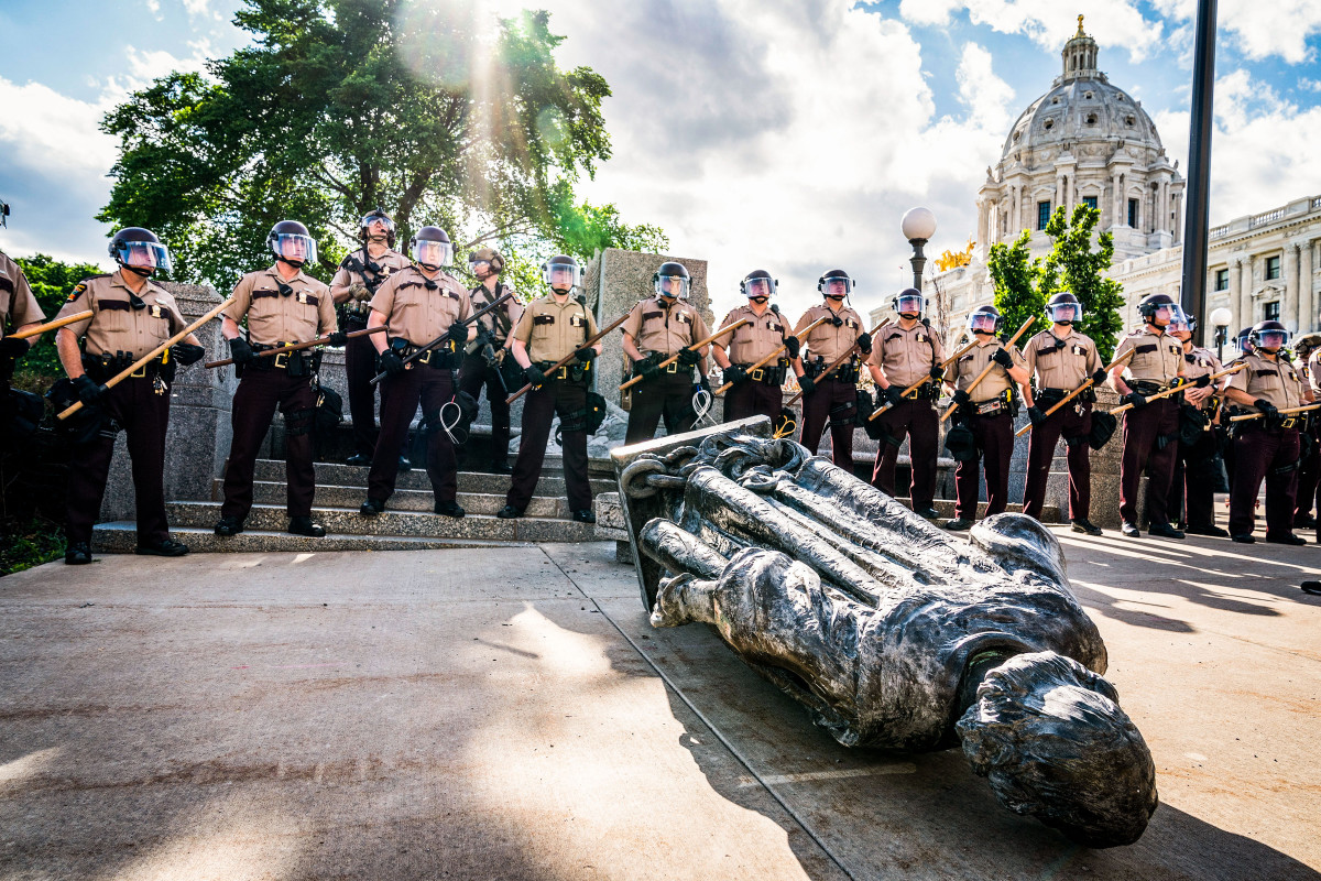 In St. Paul, protestors pulled down an 89-year-old Columbus statue two weeks after Floyd was killed.
